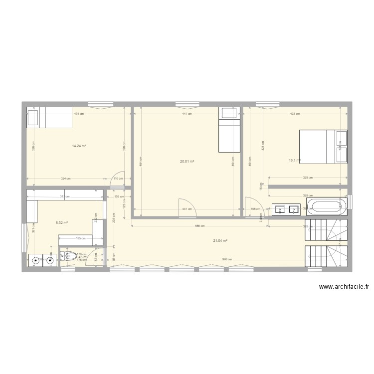 Malgarnit R1 projet. Plan de 0 pièce et 0 m2