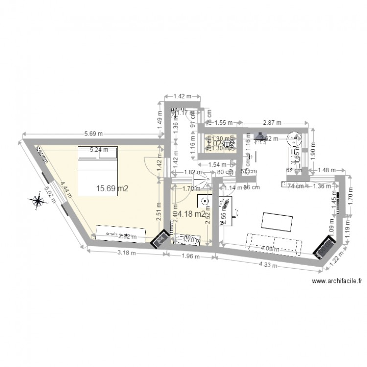 Plan. Plan de 0 pièce et 0 m2