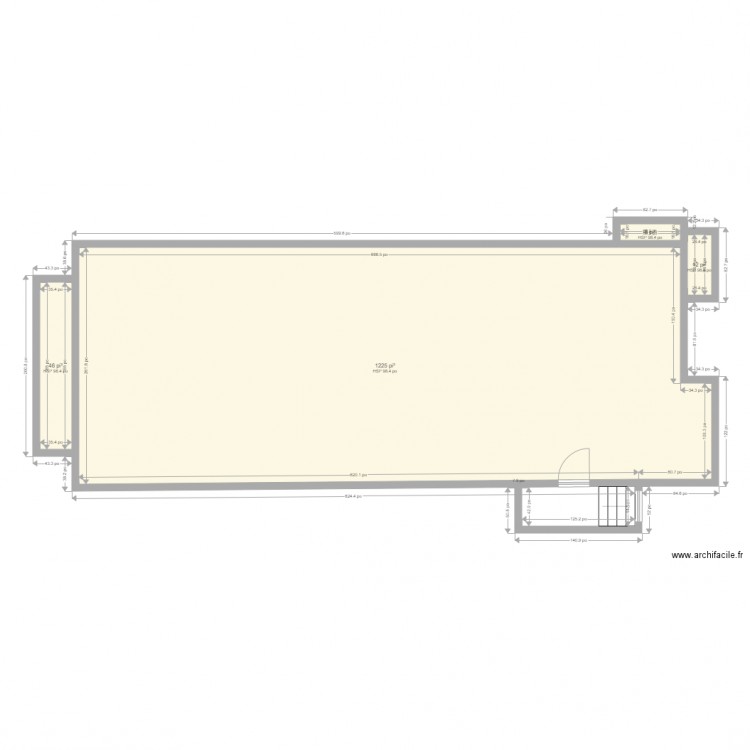 transit sept-iles 2. Plan de 4 pièces et 120 m2