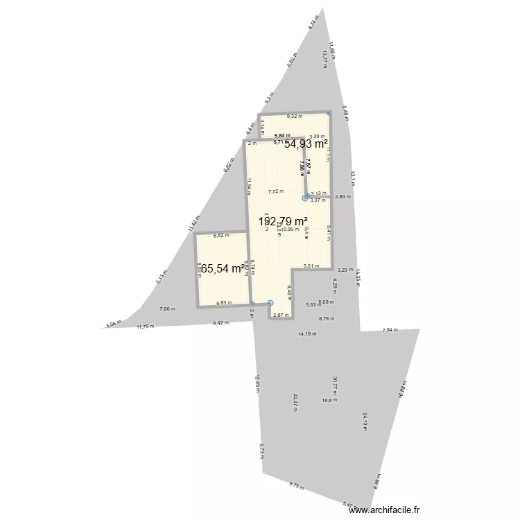 Massingy grange cotation. Plan de 