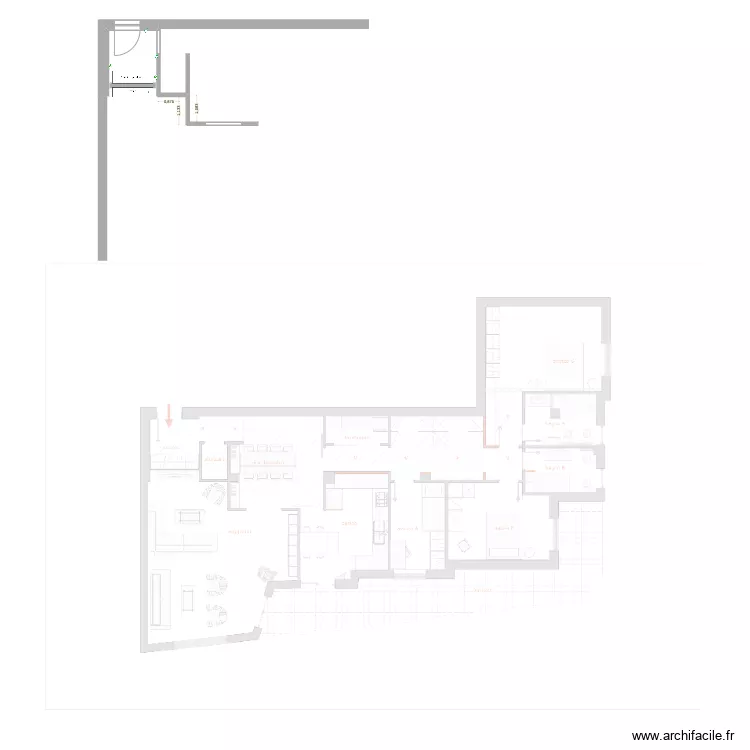 Cheope Lavori. Plan de 