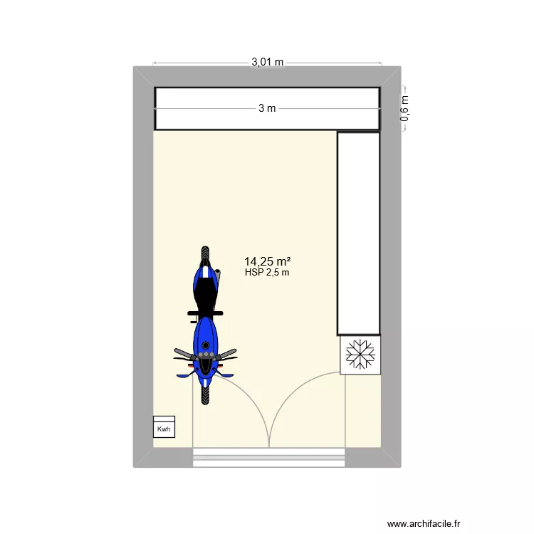 Plan cabanon2. Plan de 1 et 14 m² Plan cabanon2. Plan de 1 et 14 m²