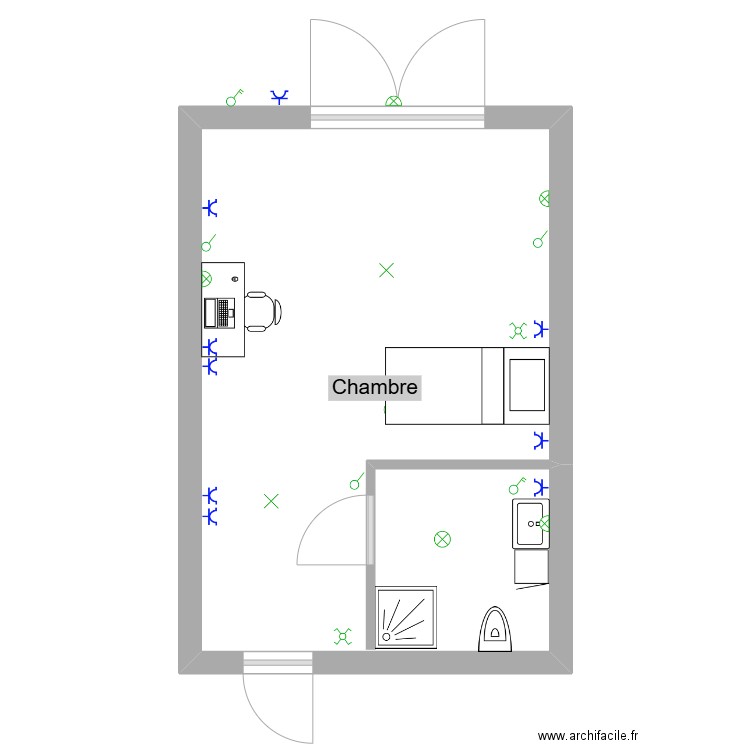 Schéma électrique . Plan de 0 pièce et 0 m2