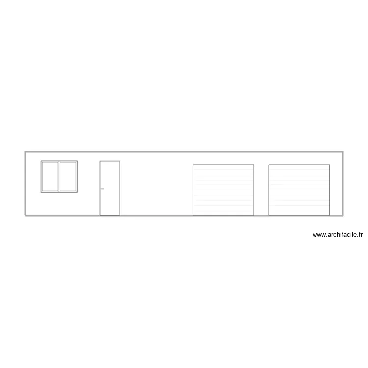 FACADE GARAGES DEF. Plan de FACADE GARAGES DEF. Plan de