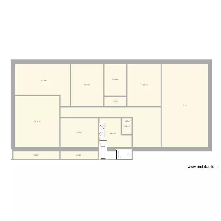 Futur maison BIS. Plan de 