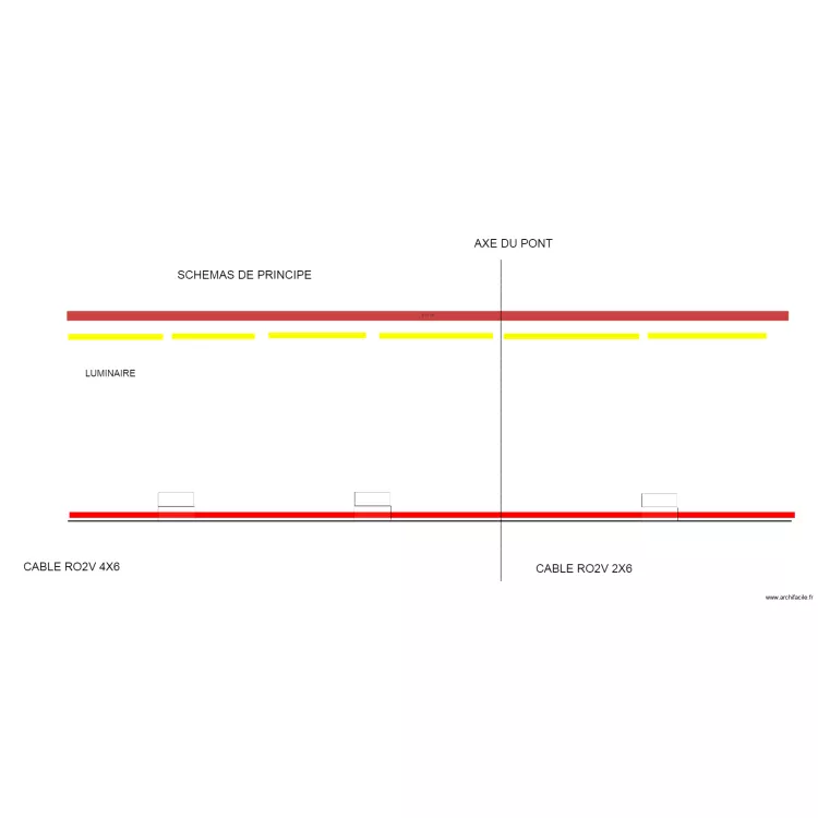 PONT ARCHEVECHE. Plan de 