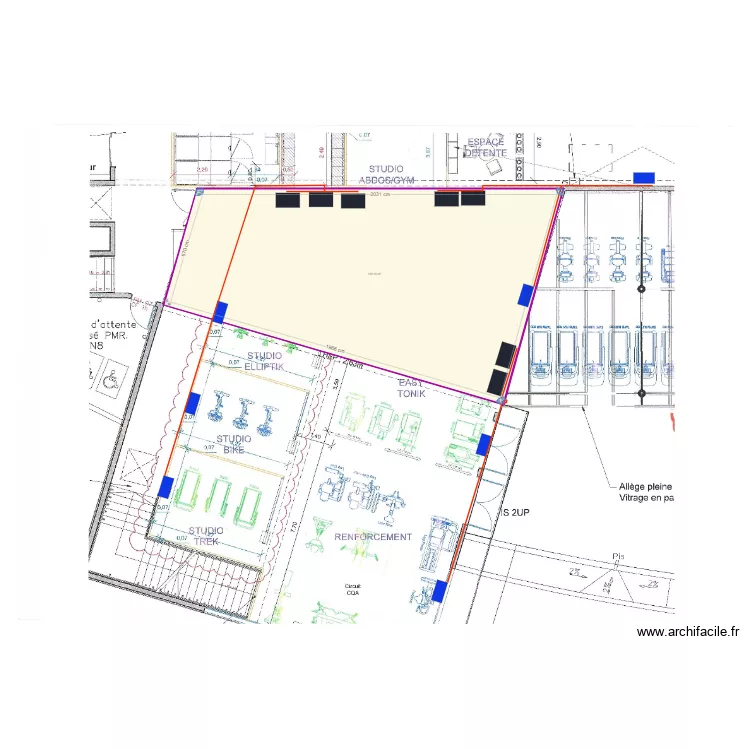 KEEP COOL EPERON CLIM GRANGE SALLE  reseau. Plan de 
