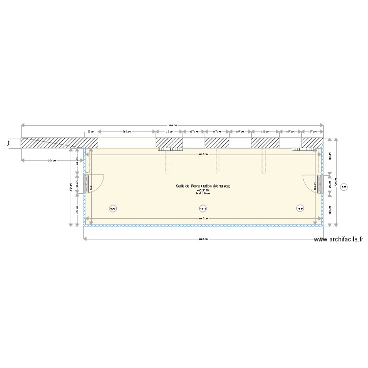 CAPITOLE VERRANDA EXISTANTE. Plan de 0 pièce et 0 m2