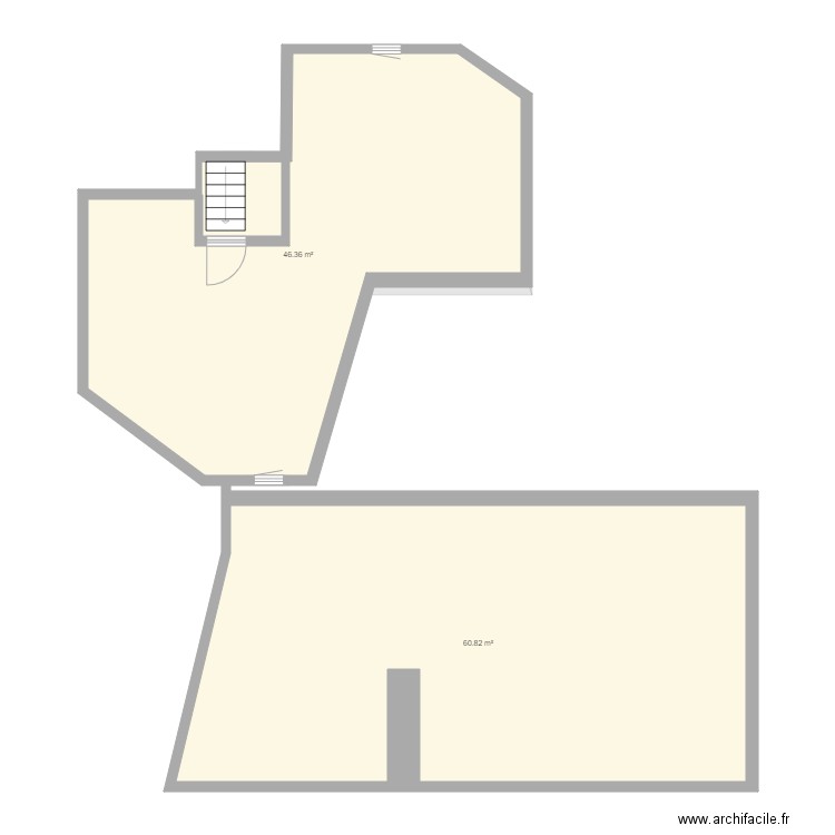 immeuble projet simple. Plan de 0 pièce et 0 m2