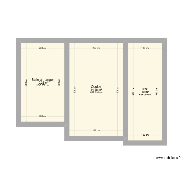 essai. Plan de 0 pièce et 0 m2