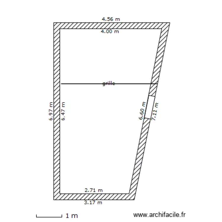 grille middelweg. Plan de 
