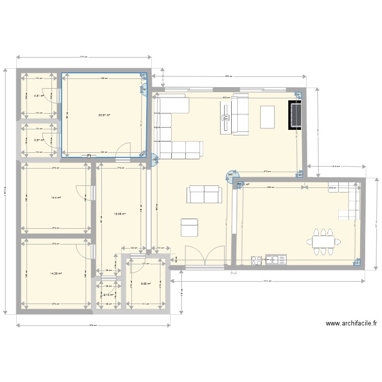 dream house. Plan de 0 pièce et 0 m2