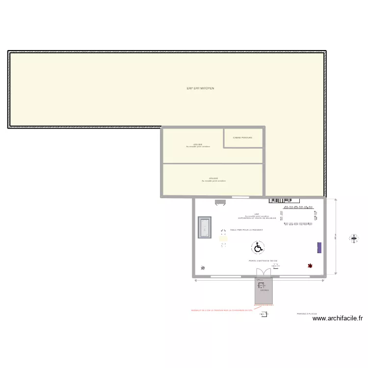 Au meuble peint vendéen. Plan de 0 pièce et 0 m2 Au meuble peint vendéen. Plan de 0 pièce et 0 m2