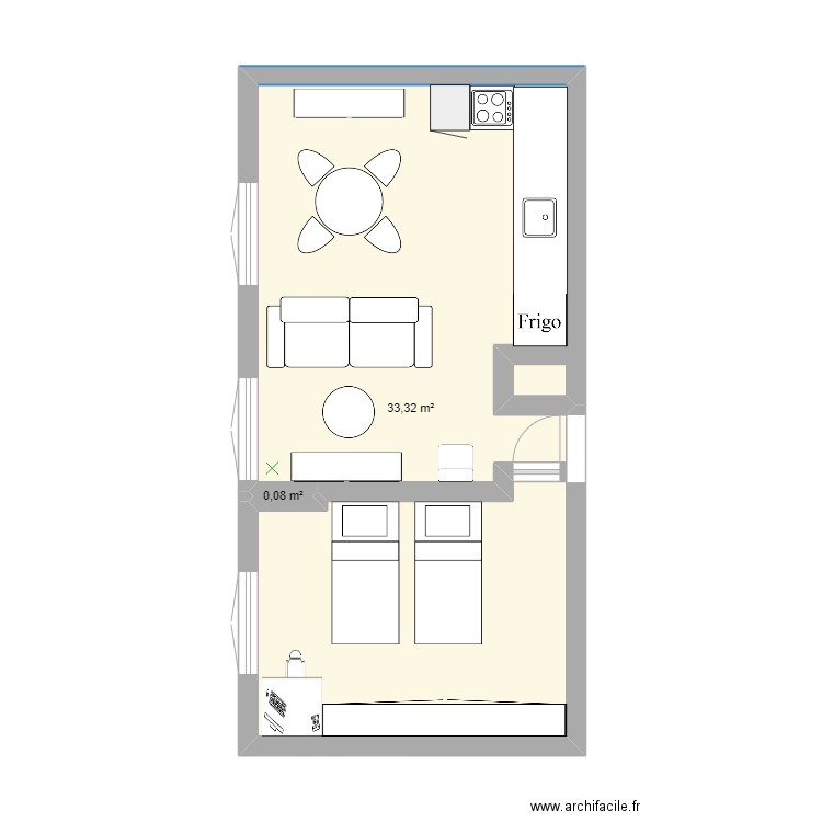 Piso Pedro Antonio Menendez. Plan de 0 pièce et 0 m2