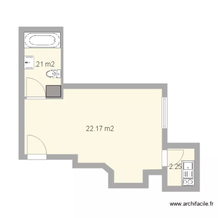 27 p&eacute;tion. Plan de 