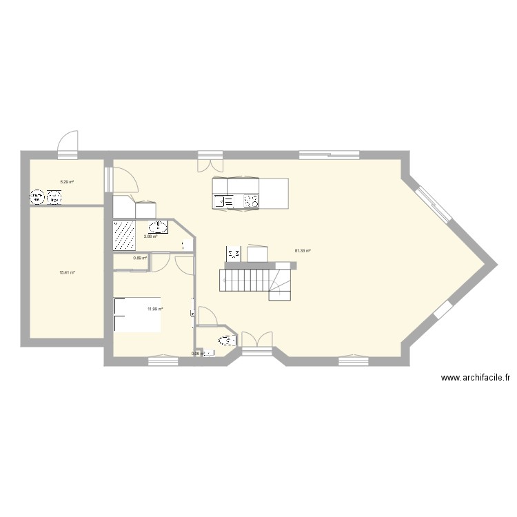 boutigny RDC 12 12 2020. Plan de 0 pièce et 0 m2