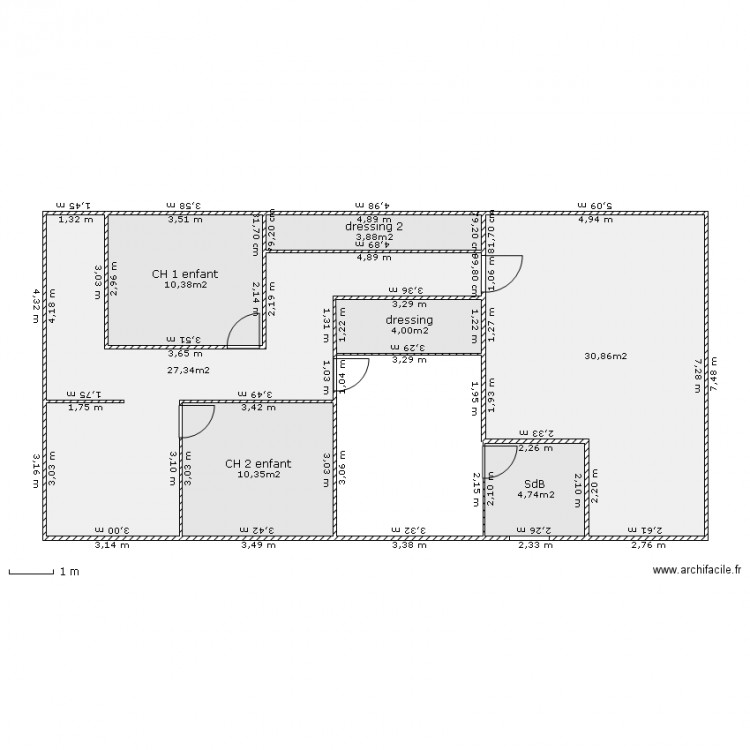 comble  4. Plan de 0 pièce et 0 m2