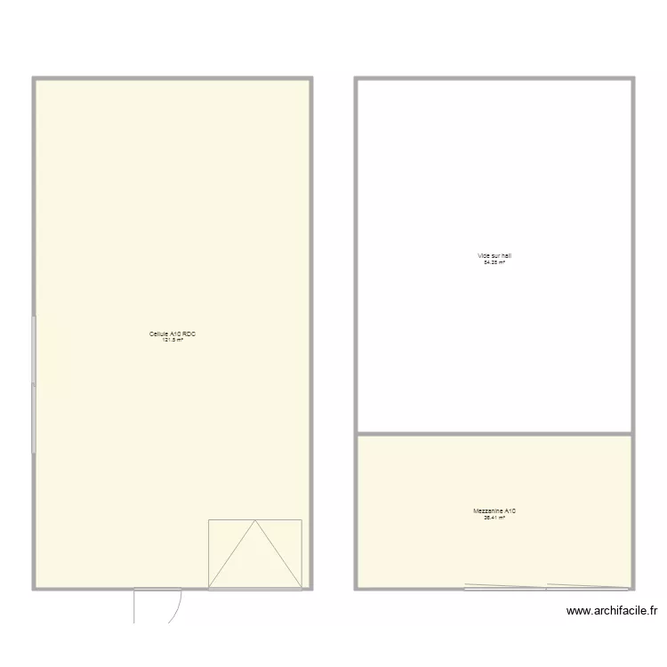 Plan Besan&ccedil;on futur local. Plan de 