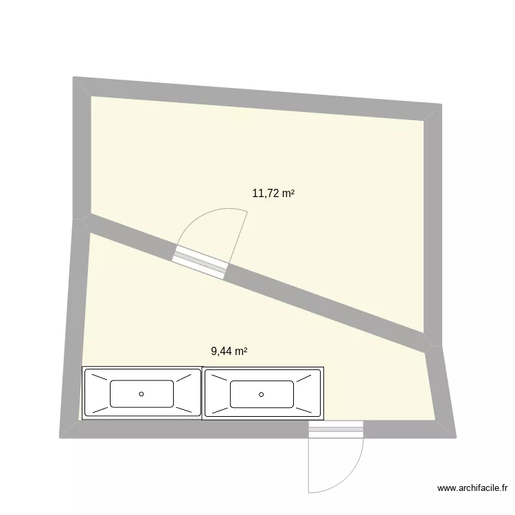 atelier. Plan de 