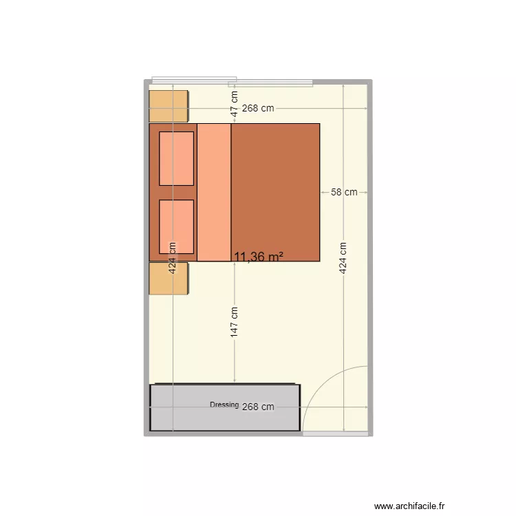 Chambre Parents #4. Plan de Chambre Parents #4. Plan de