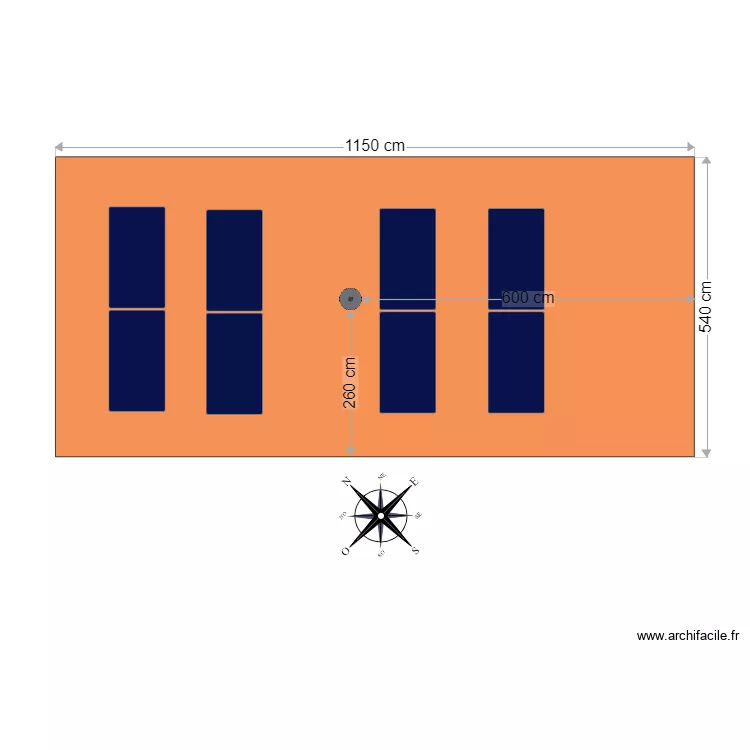 CALEPINAGE M.TISSIER. Plan de 