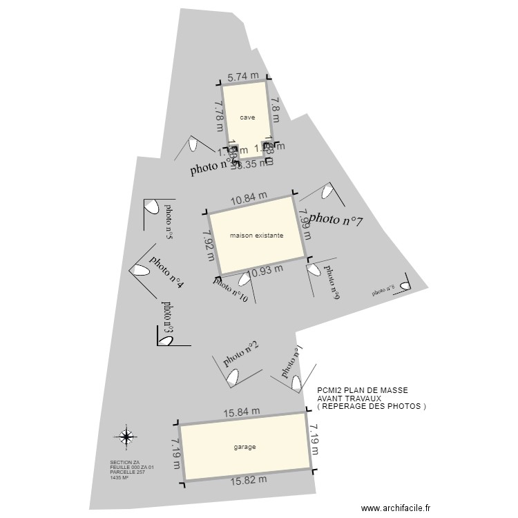 BIDARD DP. Plan de 0 pièce et 0 m2