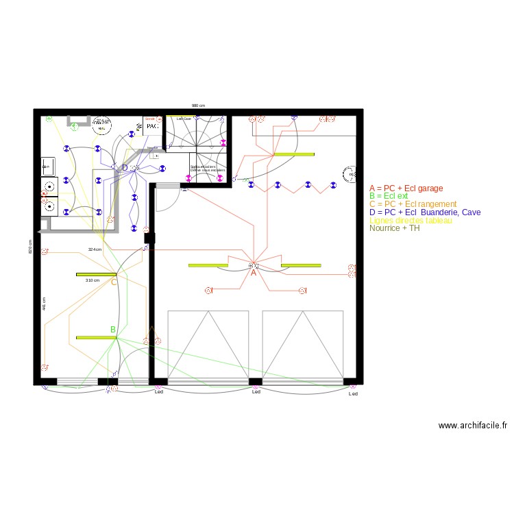 CC Electricité SS. Plan de 0 pièce et 0 m2