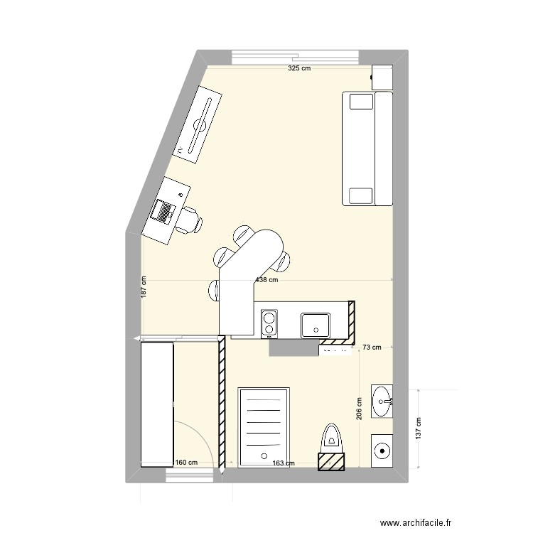 Plan STUDIO SUKSODI Pro 1. Plan de 0 pièce et 0 m2