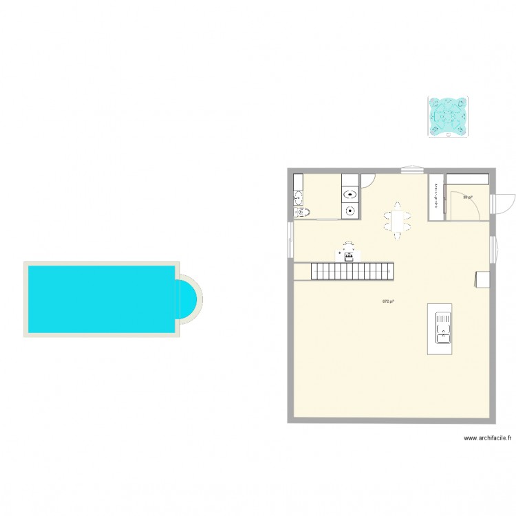 Plain Maison 2. Plan de 0 pièce et 0 m2