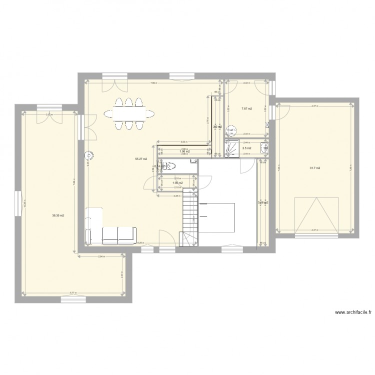 RDC TYPE MAISON. Plan de 0 pièce et 0 m2