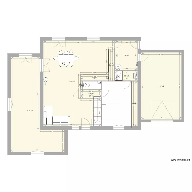 RDC TYPE MAISON. Plan de 