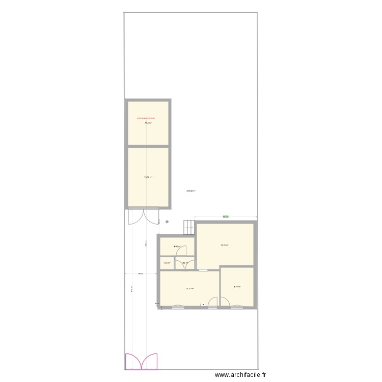 MAISON 0. Plan de 0 pièce et 0 m2