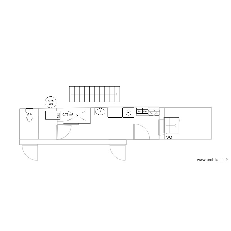 sous sol. Plan de 0 pièce et 0 m2