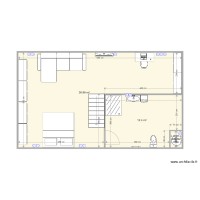 Chambre Salle de bain dans comble