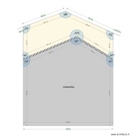 plan de coté facade Lesbazeille