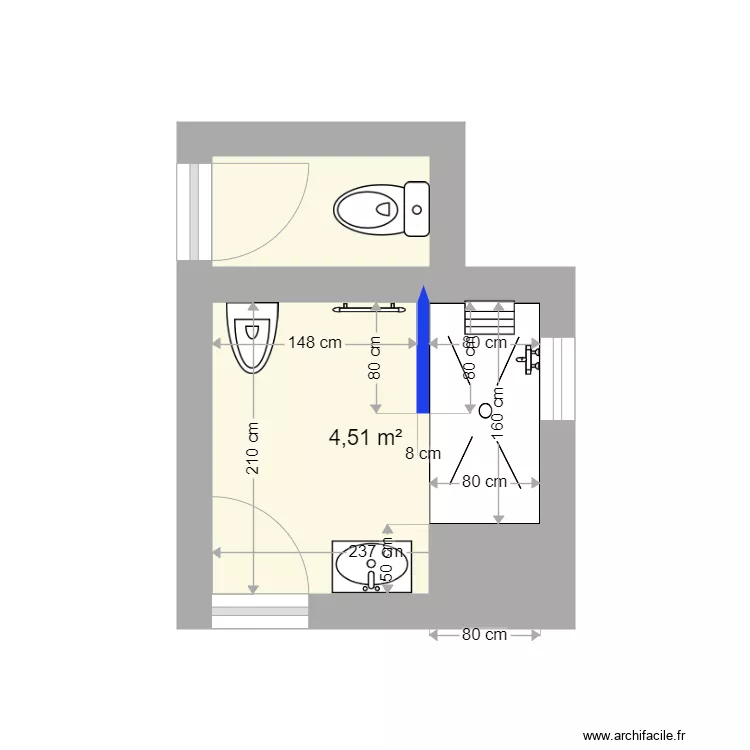 CROQUIS SDB RUFER 1. Plan de CROQUIS SDB RUFER 1. Plan de