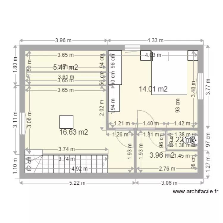 MAISON DU HAUT 1ERE ETAGE. Plan de MAISON DU HAUT 1ERE ETAGE. Plan de