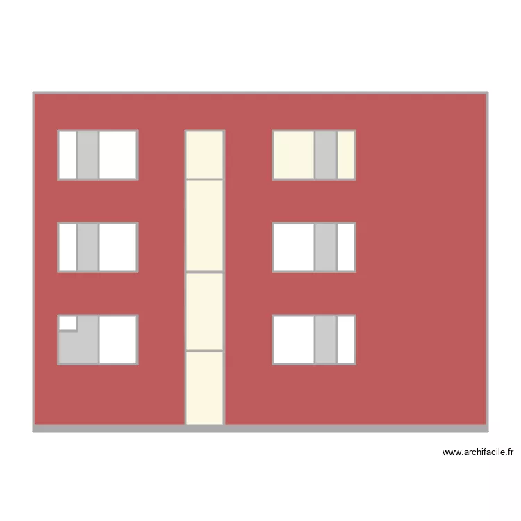 Facade 68. Plan de 