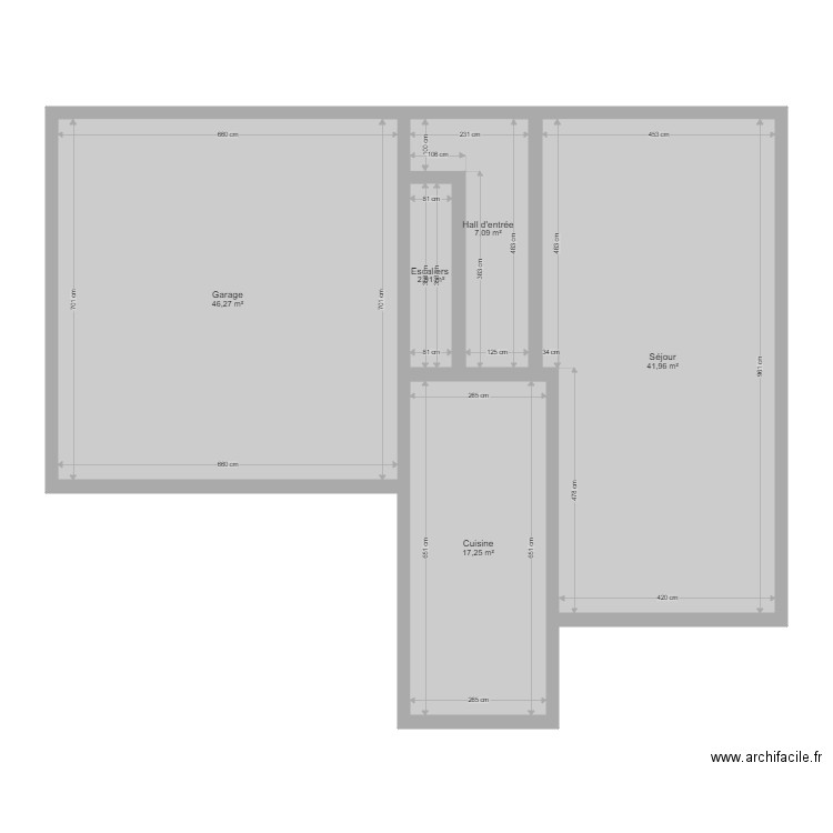 Rez De Chaussée Cerfontaine Senzeilles 12. Plan de 5 pièces et 115 m2