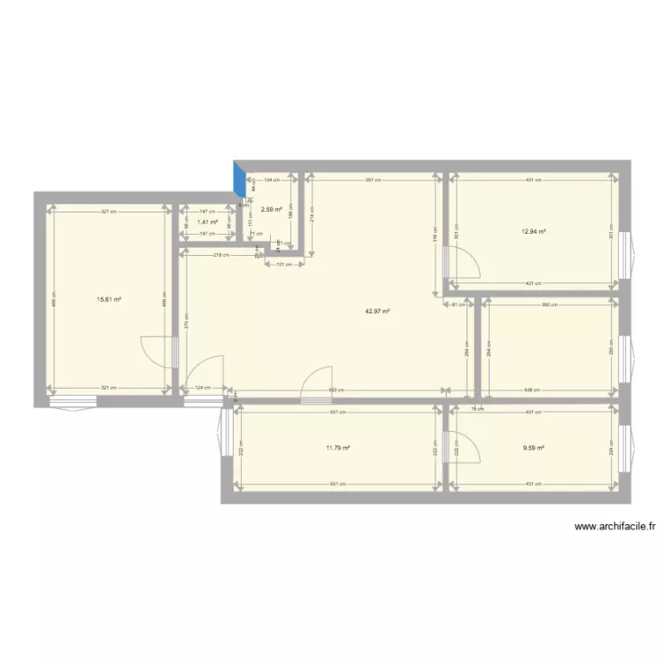 Damjanics u 44 PAS SUR MESURE Am&eacute;nagement. Plan de 