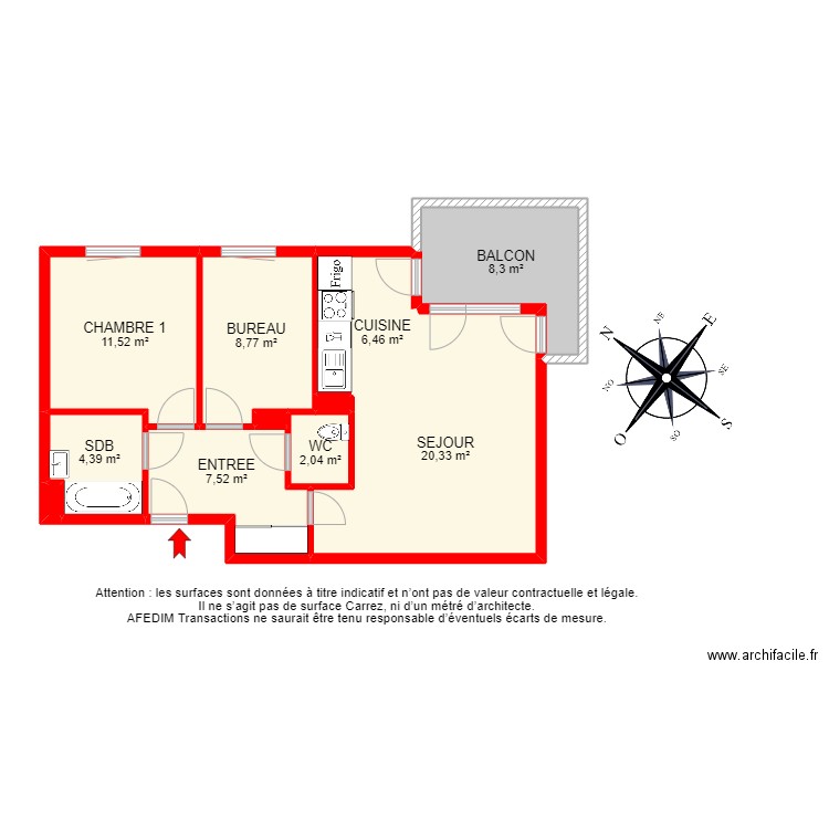 BI12545 - APPARTEMENT. Plan de 0 pièce et 0 m2