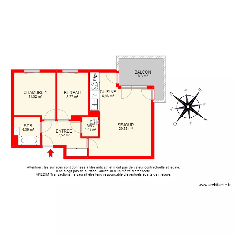 BI12545 - APPARTEMENT. Plan de BI12545 - APPARTEMENT. Plan de