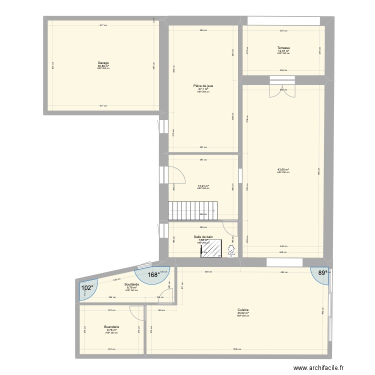 Extention maison 3. Plan de 0 pièce et 0 m2