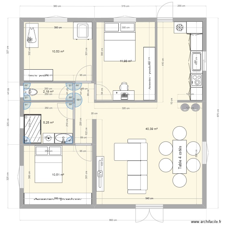 Tan Rouge. Plan de 0 pièce et 0 m2