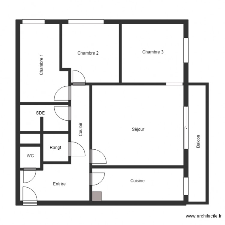 CRESPIN. Plan de 0 pièce et 0 m2