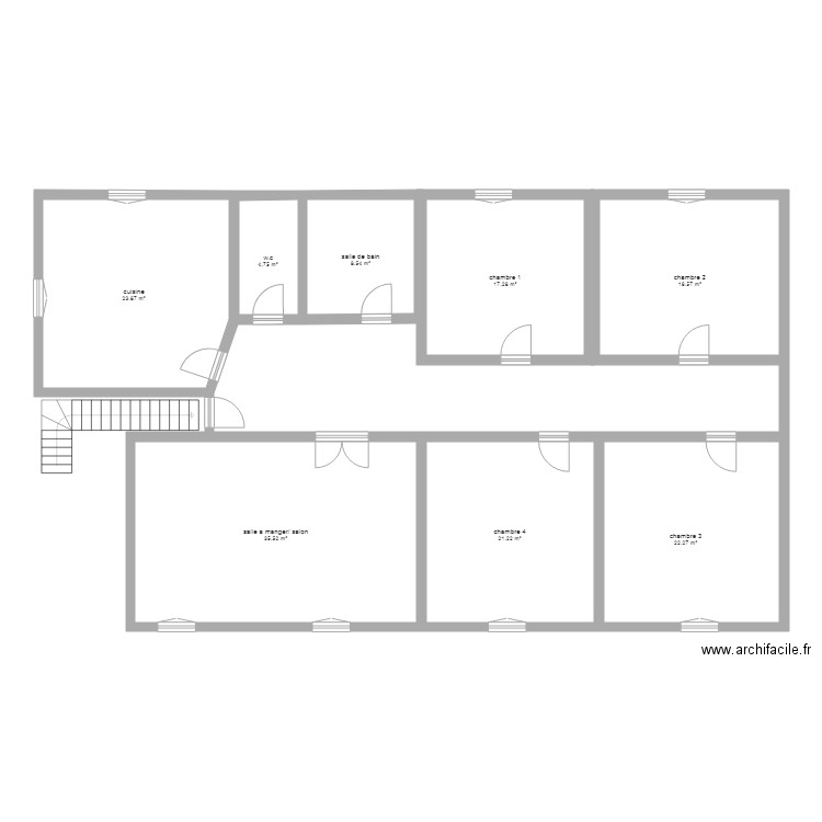1 etage E33. Plan de 0 pièce et 0 m2