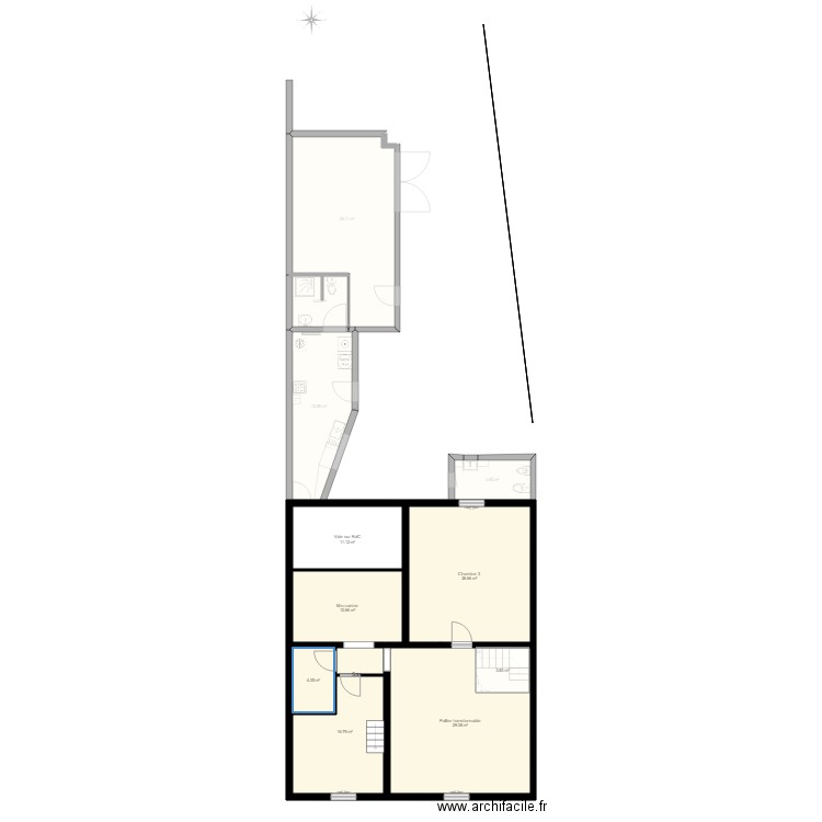 Etage 1. Plan de 0 pièce et 0 m2