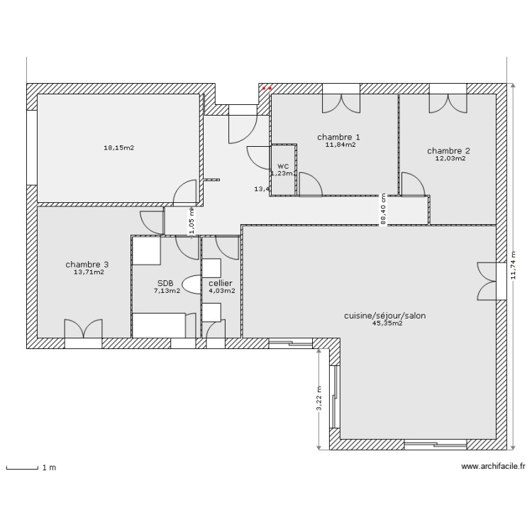 Plan. Plan de 0 pièce et 0 m2