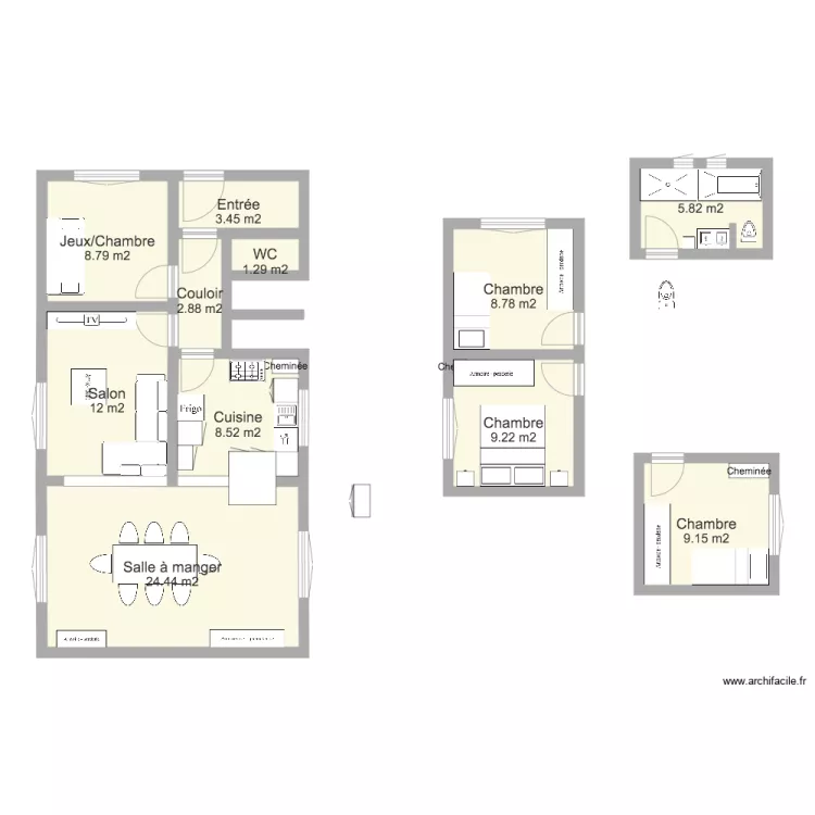 conflans rapide en 2 D Bien avancé. Plan de conflans rapide en 2 D Bien avancé. Plan de