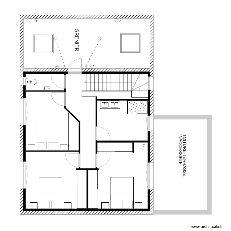 Modif Etage . Plan de Modif Etage . Plan de
